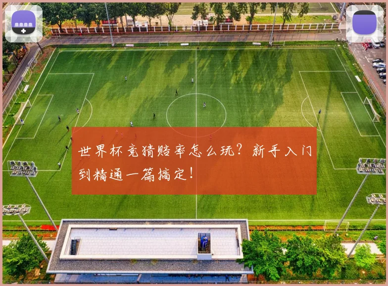 世界杯竞猜赔率怎么玩？新手入门到精通一篇搞定！