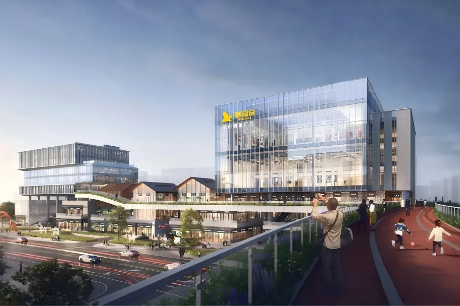 再添新地标！永利集团官网LED屏点亮泰安荟品仓城市奥莱广场